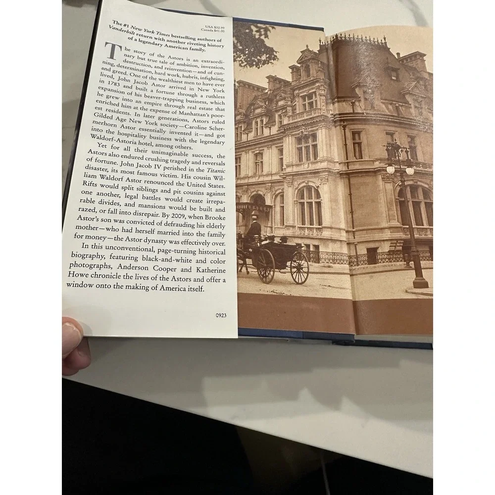 Astor Hardcover Book By Anderson Cooper